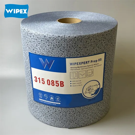 100% PP Meltblown Oil Absorbing Industrial Cleaning Wipes Roll