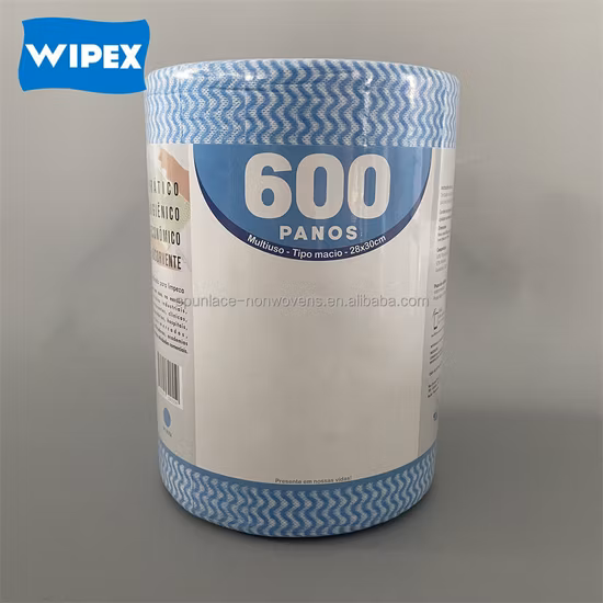 Eco-Friendly Washable Disposable Kitchen Wipes Polyester Viscose Non-Woven Wipes